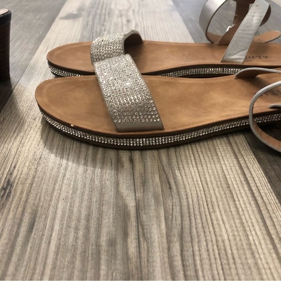 Franco Sarto Wedges and Crystal Sandals Bundle 6.5 - Picture 10 of 12